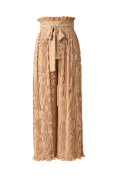 Fashion High Waist Pleated Wide leg Pant